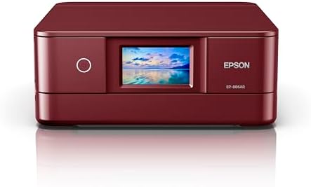 中古】EPSON EP-881AR インクジェットプリンター レッド